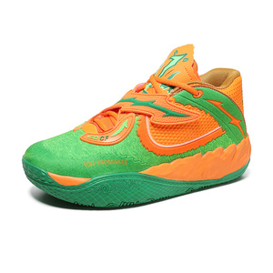 Chaussures de basketball unisexe en <span class=keywords><strong>toile</strong></span> et maille respirante à tige <span class=keywords><strong>basse</strong></span> avec fermeture auto-agrippante – Baskets de sport d'extérieur tendance et résistantes - Product Image 3