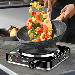 Kakusiga Electric Cooker 1000W 220-240V Black Single Burner <b>Heating</b> <b>Element</b> For Kitchen Use - Product Image 6