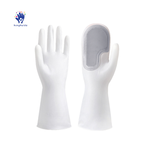 Alta calidad Anti escaldado cepillo estilo limpieza Pvc <span class=keywords><strong>mango</strong></span> Anti <span class=keywords><strong>alergia</strong></span> moda cocina agarrar guantes - Product Image 1