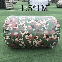 Bunkers de paintball camouflage gonflables pour jeux de tir CS et activités de team building