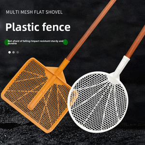 Grande scolapasta con manico di legno, colino agricolo, acquacoltura di laghetti, schermo filtrante <span class=keywords><strong>per</strong></span> la pulizia, cucchiaio <span class=keywords><strong>per</strong></span> scavare erba - Product Image 6