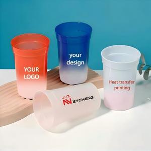 Bicchieri da Stadio Personalizzati <span class=keywords><strong>con</strong></span> Cambio Colore Magico, Riutilizzabili, <span class=keywords><strong>con</strong></span> Logo Stampato, in Plastica Rigida - Product Image 1