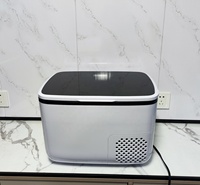 Mini-réfrigérateur électrique 16L 2024 avec compresseur, glacière portable pour extérieur 12V/220V, température de -20°C