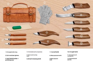 Vendita di qualità fai da te Set di <span class=keywords><strong>coltelli</strong></span> da intaglio In <span class=keywords><strong>legno</strong></span> nuova versione strumenti completi OEM personalizzato fabbrica In magazzino all'ingrosso <span class=keywords><strong>per</strong></span> Amazon - Product Image 6