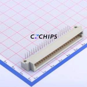 3511244BMRS0BNA1 Board-to-Board & Backplane Connector Bent Lead Through Hole,P=2.54mm Connector 44P 2.54mm Right Angle Insert 2 - Product Image 1