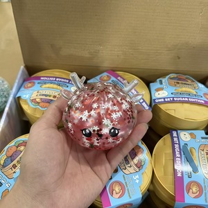 Jouet Squishy Renne de Noël Scintillant Rempli de Gelée Anti-Stress Mignon avec Boissons en Forme de Cornes Vente en Gros - Product Image 6