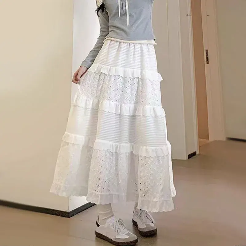 Shop Our Women's White Lace Skirts Elegant Breathable