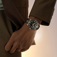 Reloj de Hombre con Bisel de Cerámica y Acero Inoxidable OEM, Reloj de Buceo Mecánico Automático de Lujo Luminoso para Hombre