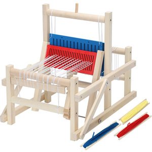 Jouet de métier à <span class=keywords><strong>tisser</strong></span> <span class=keywords><strong>en</strong></span> <span class=keywords><strong>bois</strong></span> bricolage <span class=keywords><strong>pour</strong></span> enfants Kit de fabrication d'écharpe artisanale <span class=keywords><strong>pour</strong></span> les enfants - Product Image 3