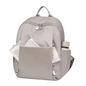 Unisex Durable High Quality Waterproof Polyester Softback <b>Student</b> Backpack Zipper Outdoor Multi-Pockets Thread Fashion Style - Product Image 5