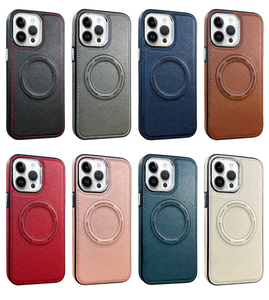 Custodia Magnetica Antiurto in Pelle per <span class=keywords><strong>Apple</strong></span> iPhone 17 16 15 12/13 <span class=keywords><strong>14</strong></span> - Product Image 1