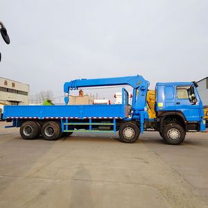 Camión de Carga Usado Sinotruk HOWO 8x4 con Grúa Montada, Grúa Telescópica Hidráulica de 6 Toneladas y 8 Toneladas - Product Image 6