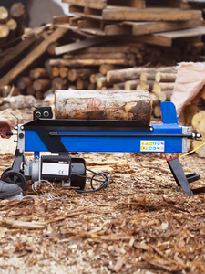 HYstrong Giá Tốt Nhất 4Ton 5T 6T 7T Xăng Thủy Lực Ngang Gỗ Splitter Log Splitter Cháy Gỗ Bộ Xử Lý HY4T-370 - Product Image 2