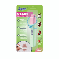 Stylo détachant non toxique SUPLALA GK0004 pour uniformes scolaires et vêtements d'enfants, 15-30% d'ingrédients actifs, portable