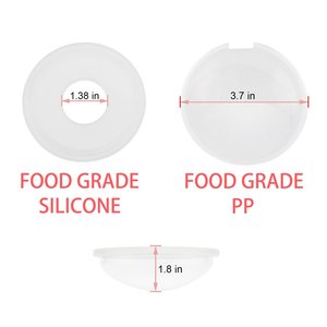 Coquilles de collecte de lait maternel en silicone pour l'<span class=keywords><strong>allaitement</strong></span>, sans BPA, douces, pour les mères allaitantes, lot de 2 - Product Image 1