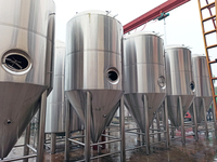 Équipement de brasserie artisanale de grande capacité 2000L, équipement de fermentation pour brasserie, à vendre