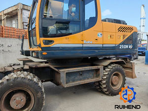 Excavadora de ruedas <span class=keywords><strong>Hyundai</strong></span> 210w-v5 usada precio bajo 21 toneladas Corea Original buenas condiciones <span class=keywords><strong>4x4</strong></span> rueda excavadora usada <span class=keywords><strong>Hyundai</strong></span> 210w-9 usada - Product Image 5