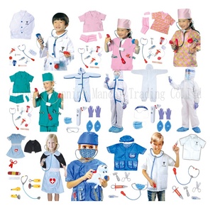 Carnaval Cosplay carrera cirujano Doctor disfraz para niños niñas Halloween ocupacional uniforme médico y enfermera niños fiesta disfraz - Product Image 1
