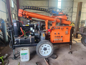 Mini-foreuse sur chenilles à <span class=keywords><strong>prix</strong></span> abordable, 120 m, pour forage de 140-325 mm, avec marteau DTH diesel pour l'exploitation minière de roches dures - Product Image 3