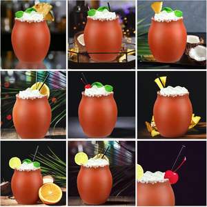 Logo personnalisé Fiesta De Barro Poterie Mexicain Verres À Liqueur Tequila Cocktail Tasse <span class=keywords><strong>Mini</strong></span> Cantaritos Shooter - Product Image 6