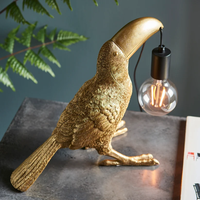 Applique Murale Toucan LED avec Abat-jour en Tissu – Style Moderne et Classique pour Chambre et Salon