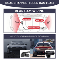 Kamera Dasbor 4K Dual Lensa dengan G-Sensor, Rekam Berulang, Universal, Kabel Pengisian Daya WiFi, Model Audi A4 A1 A3 A8, Garansi 1 Tahun