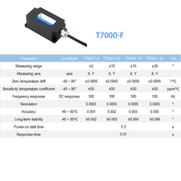 Inclinomètre à double axe ultra-précis 0,001 °   Capteur d'inclinaison numérique de précision RS485 CAN