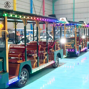 Trenino Turistico Elettrico Personalizzato a 14 Posti per Visite Turistiche in Città, Veicolo Bus Auto in Vendita - Product Image 5