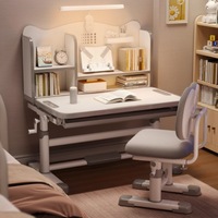 Ensemble de bureau et chaise d'étude colorés pour enfants, réglables en hauteur, pour la maison, la chambre à coucher