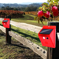 Alarme solaire de capteur avec RF à distance solaire répulsif pour animaux pour de nombreux types d'animaux en plein air IP65 alarme solaire anti-intrusion