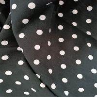 Bedruckte Viskose-Popeline-Baumwolle mit Punktmuster Rayon-Stoffe