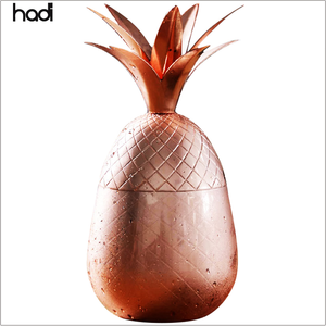HADI respetuoso con el medio ambiente oro rosa martillado Acero inoxidable Moscú mula mango cobre mágico café vino cerveza regalo hoteles restaurantes - Product Image 5