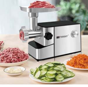 Hachoir à Viande Électrique Multifonctionnel de Norme Européenne pour Usage Domestique, Broyeur à Viande Automatique et Remplisseur de Saucisses - Product Image 3