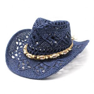 หมวกคาวบอยสานทรงเม็กซิกันสำหรับฤดูร้อน ขายส่งจำนวนมาก รูปทรงแปลกตา ปรับได้ ใช้ได้ทั้งชายและหญิง หมวกคาวบอยแบบเรียบ - Product Image 6