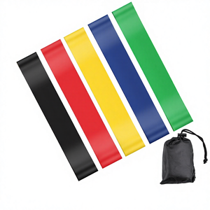 Conjunto de Bandas de Resistência Elásticas Personalizadas para Exercícios de Yoga, Incluindo Bandas de Resistência para Glúteos e Pernas, Terapia Física - Product Image 2