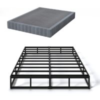 Kommerzielles Vollbett-Boxspringbett mit Robuster Metallkonstruktion und Universeller Matratzenkompatibilität für Apartments
