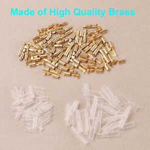 GIET 120 pièces de bornes à ressort enfichables de 3,5 mm avec gaine de protection, bornes de câblage en forme de balle, bornes de câblage à sertissage à froid, emballées en boîte - Product Image 4
