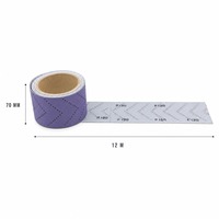 Rouleau de bande abrasive en céramique violette 70mm*12m, perforé au laser, outils abrasifs P40 P120 P240 pour la réparation de carrosserie automobile