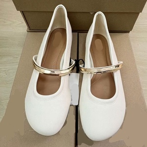 Nuevos Zapatos Minimalistas de Una Pieza Tipo Mary Jane, Zapatos Planos para Mujer, Color Albaricoque, Punta Redonda, Zapatos de Ballet Ultra Suaves - Product Image 6