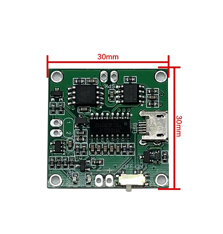 Diskon Besar Modul Suara Dapat Direkam Tombol Kontrol 4M MP3 WAV Pemutar Suara Musik Papan USB dengan Speaker untuk Hari Ibu Hadiah DIY