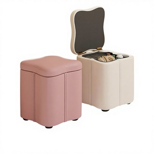 <span class=keywords><strong>Donna</strong></span> - Taburete Plegable Moderno y Minimalista, Multifuncional, de Tela, Otomana, Mesa de Centro, para Cambiar Zapatos, Sofá, Dormitorio, <span class=keywords><strong>Maquillaje</strong></span> - Product Image 1