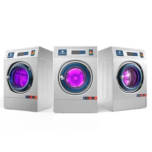 Commercial laundry industrial equipment popular high spin soft mount washer extractor for restaurant and hotel and laundromat