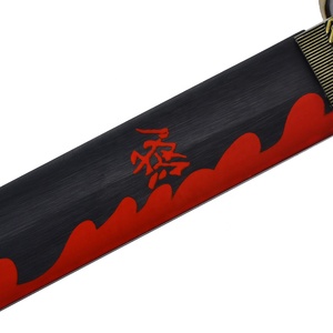 103cm démon tueur arme jouet Nichirin lame <span class=keywords><strong>Yoriichi</strong></span> Tsugikuni acier au carbone <span class=keywords><strong>Katana</strong></span> épée avec gaine en bois - Product Image 6