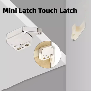 Mini pestillo de hierro táctil con resorte de apertura por presión para puertas sin tiradores de gabinetes, herrajes para muebles, diseño tradicional - Product Image 2