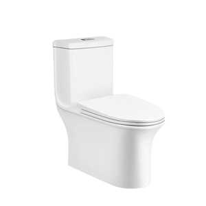 Pour Medyag toilette moderne monobloc à double chasse OEM articles sanitaires en céramique 300mm 400mm excès de tourbillon Inodoro Siphon <span class=keywords><strong>Jet</strong></span> Design moderne - Product Image 1