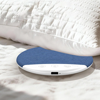 Haut-parleur sans fil sous oreiller à conduction osseuse, mini portable avec bruit blanc et minuterie pour chambre à coucher et insomnie