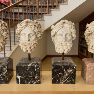 YOUFINE - Busto de Mármol de Julio César Tallado a Mano para Decoración de Museos y Galerías - Product Image 6