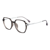 Danyang Lunettes de vue optiques ultra-légères TR90 de haute qualité 8128D Lunettes diamantées polygonales Gris à la mode pour hommes
