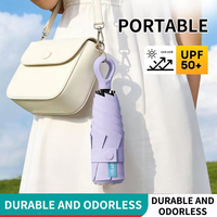 Parapluie pliant coupe-vent anti-UV, protection solaire et pluie, poignée à boucle annulaire, portable, vente en gros, exportation, centres de distribution