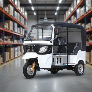 Motocyclette à carrosserie fermée à essence avec side-car, 6 passagers, moteur 200cc, vitesse 50-70 km/h - Product Image 1